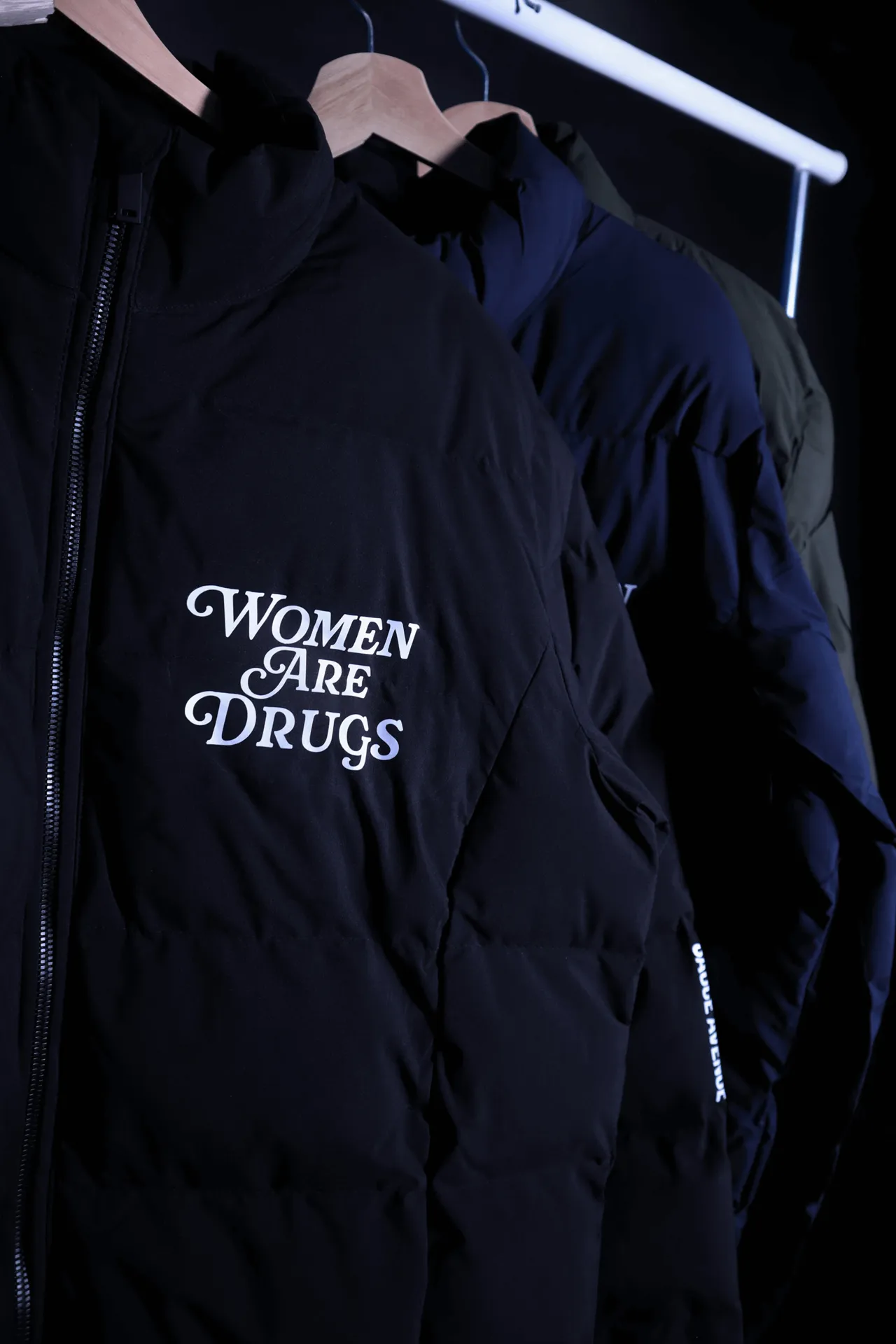 Women Are Drugs® (WH) | Black Puffer Coat