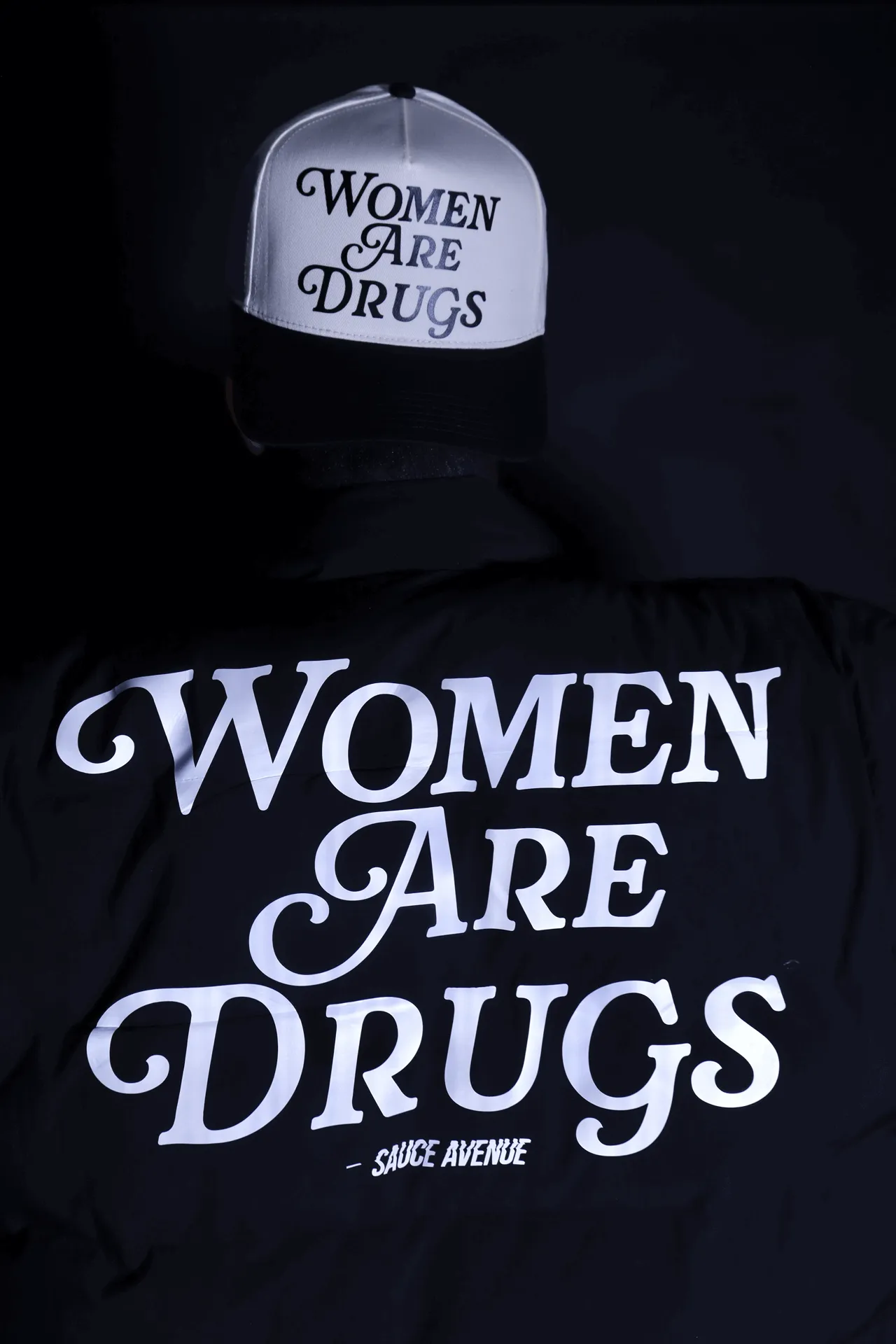 Women Are Drugs® (WH) | Black Puffer Coat