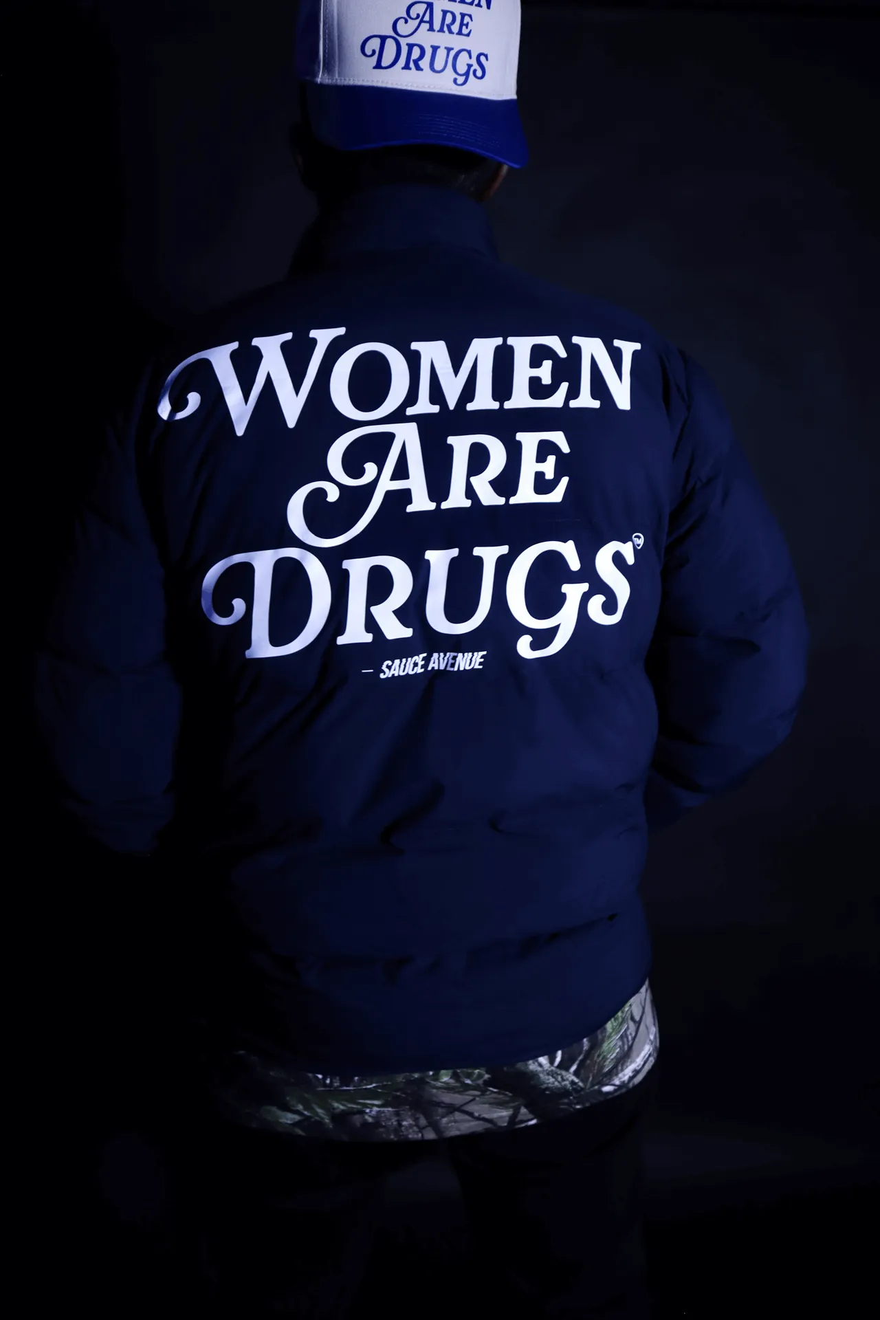 Women Are Drugs® (WH) | Navy Puffer Coat