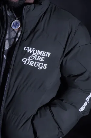 Women Are Drugs® (WH) | Olive Green Puffer Coat