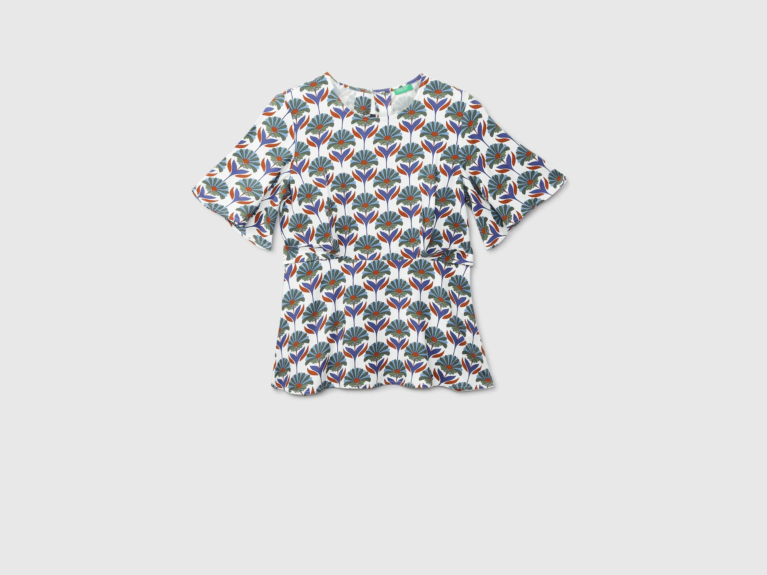 Women Printed Round Neck Top