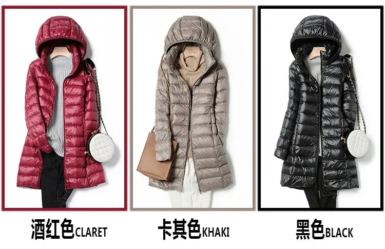 Women’s Hooded Quilted Winter Jacket - Warm, Stylish, & Cozy (M-5XL)