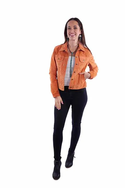 Women's Leather Jacket Collection Suede: Scully Western Jean Jacket
