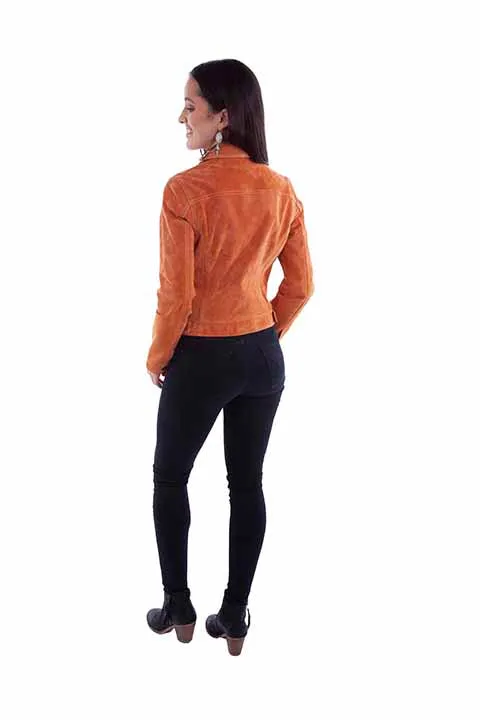Women's Leather Jacket Collection Suede: Scully Western Jean Jacket