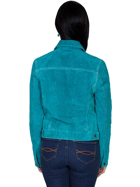 Women's Leather Jacket Collection Suede: Scully Western Jean Jacket