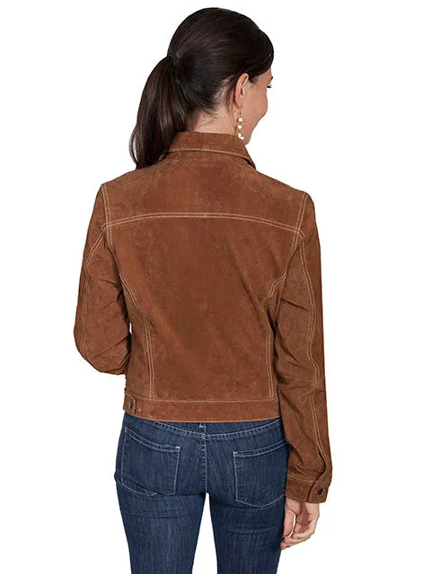 Women's Leather Jacket Collection Suede: Scully Western Jean Jacket