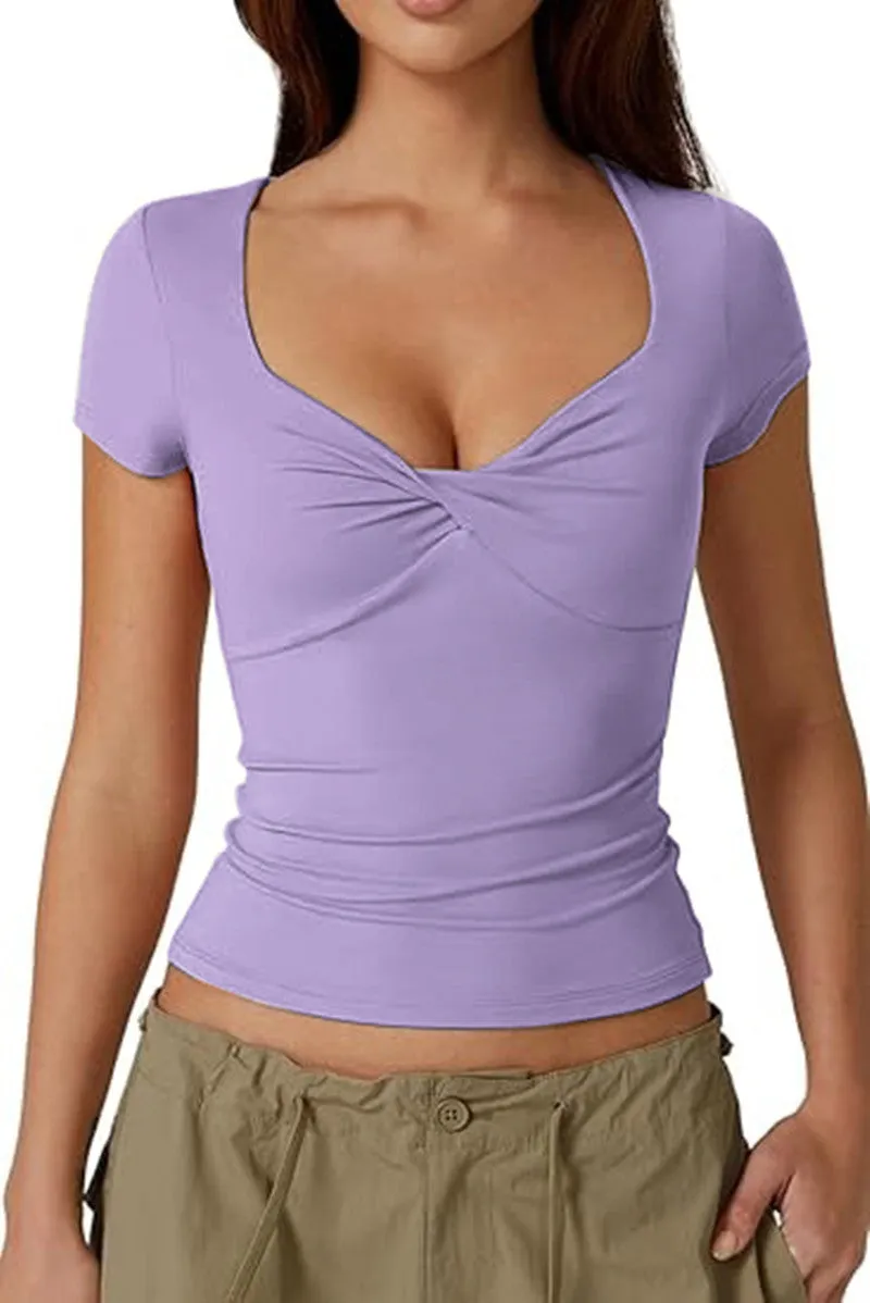 Women's Slim Fit Short Sleeve