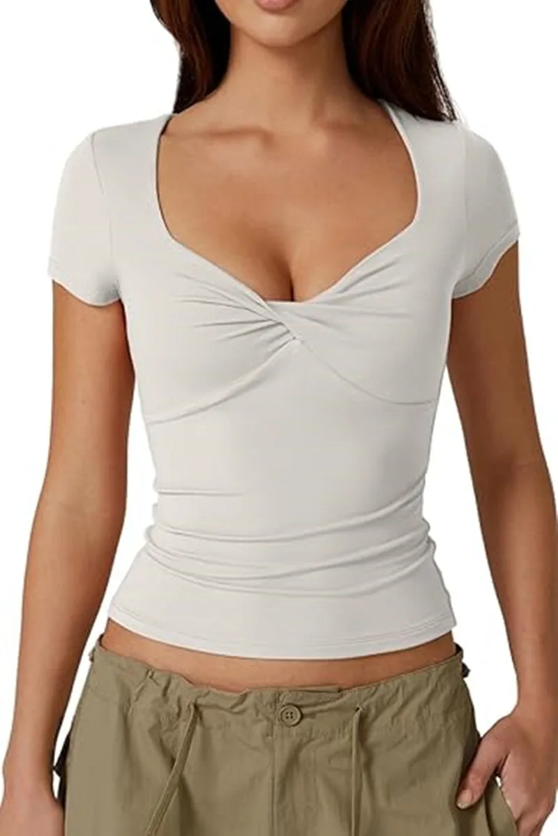 Women's Slim Fit Short Sleeve