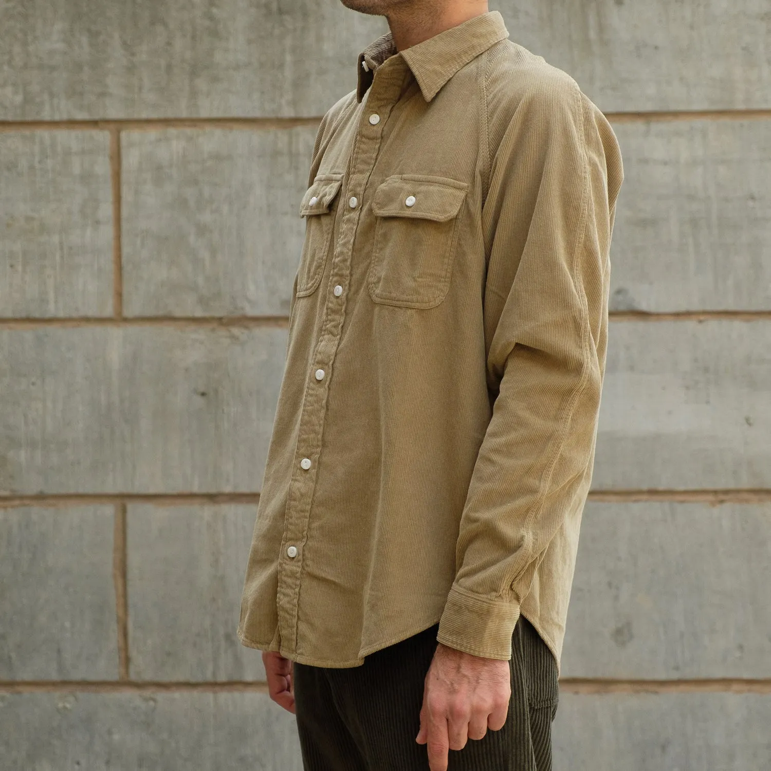 Work Shirt in Desert Cord