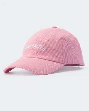 Worldwide Corduroy Dad Cap - Paradise Pink