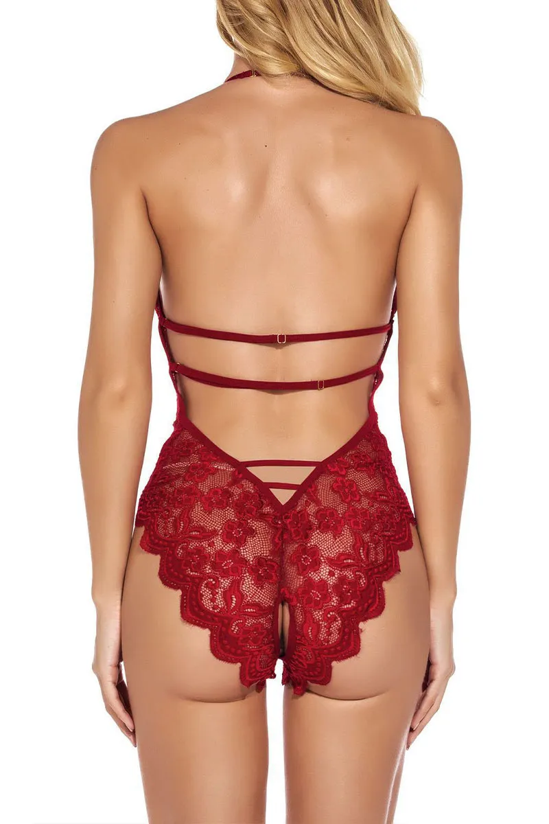 XK0287 Lace Bodysuit Lingerie