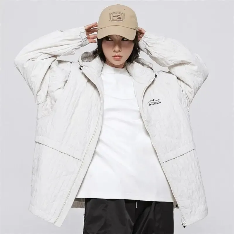 Y2K Windbreaker Hooded Jacket in Premium Nylon and Polyester