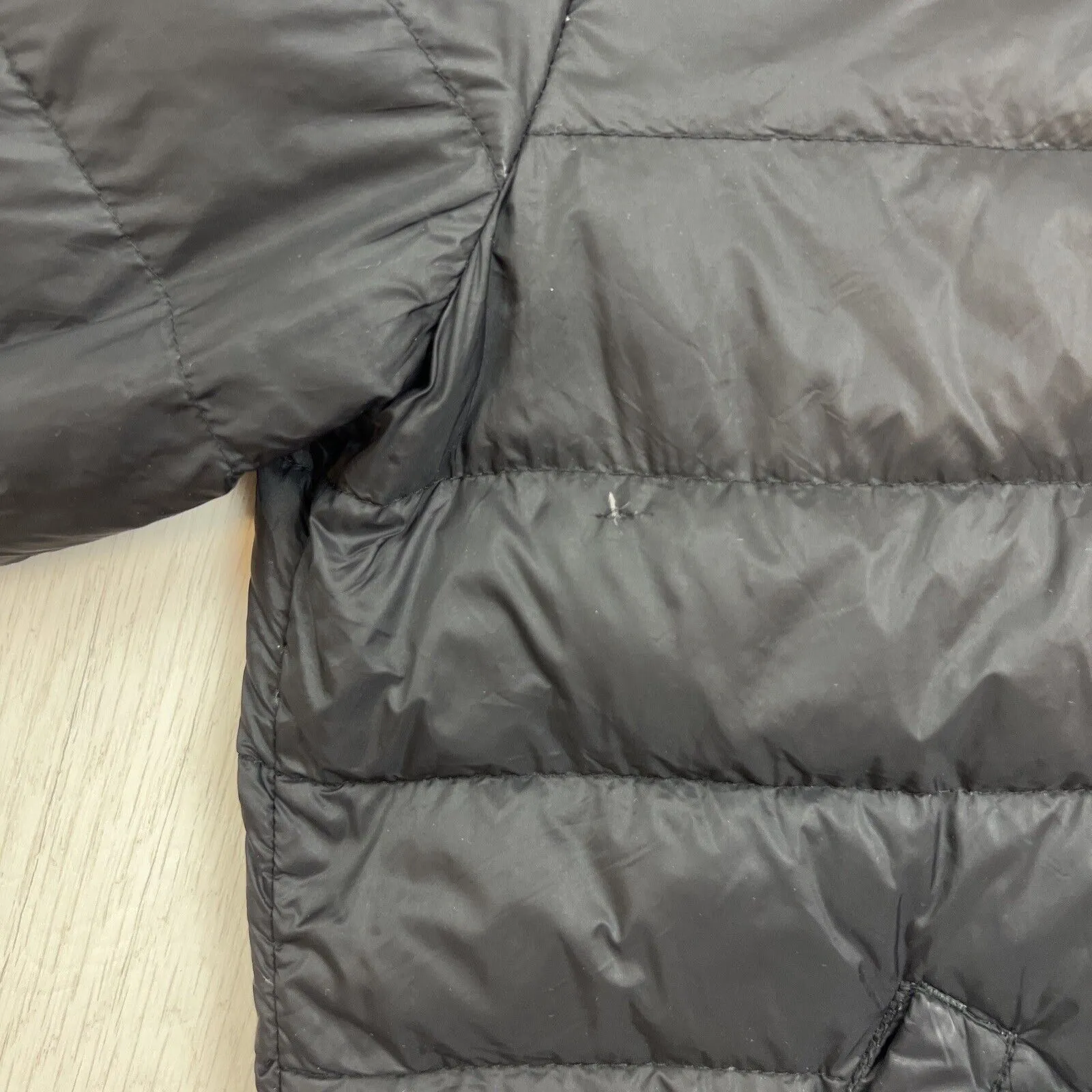 Zara Womens Black Duck Down Puffer Jacket Size M