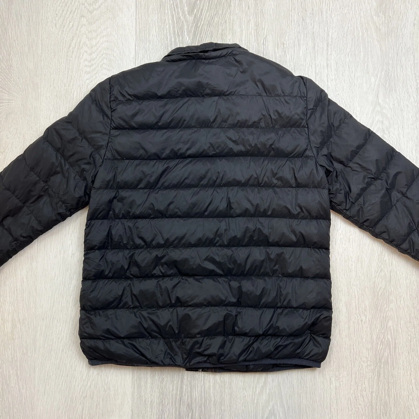 Zara Womens Black Duck Down Puffer Jacket Size M